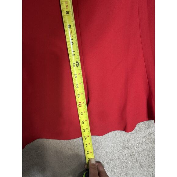 NWT LAUREN Ralph Lauren Skater Red Skirt 8 Lined Preppy Holiday Fit & Flare - Picture 8 of 8